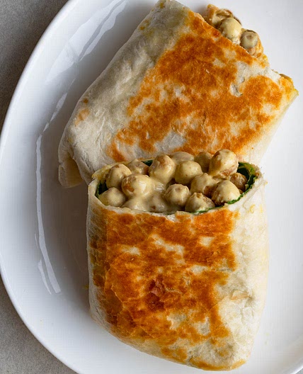 Easy Chickpea Wraps
