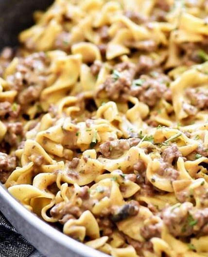 Easy Beef Stroganoff Recipe