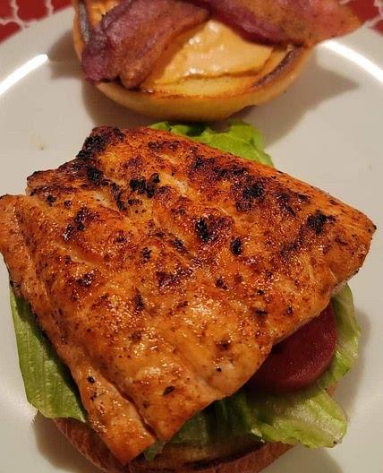 Salmon BLT