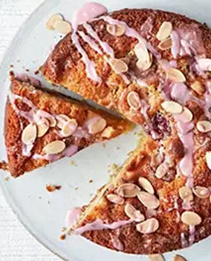 Cherry Bakewell cake
