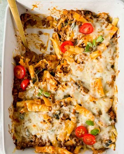 Healthy Baked Ziti