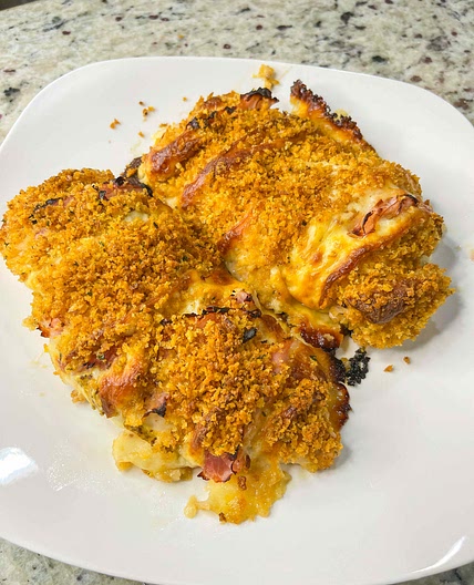 Hasselback chicken cordon bleu 