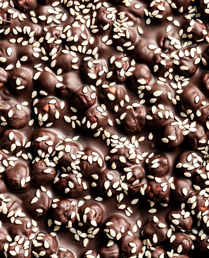 2-Ingredient Chocolate Chickpea Bark