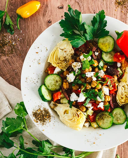 Mediterranean Vegetable Couscous Bowl