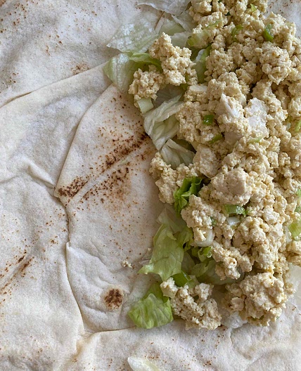 Tofu Egg Wrap