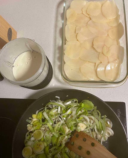 Potato Leek Bake