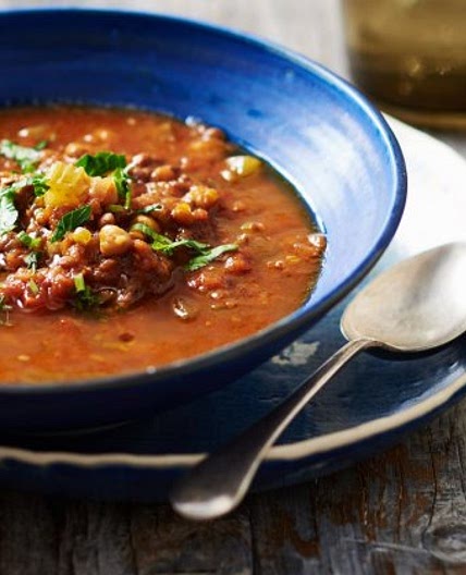 Slow-cooker Moroccan harira soup