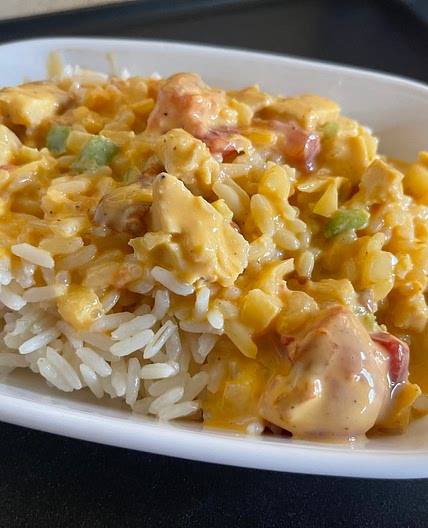 Arroz con Pollo con Queso