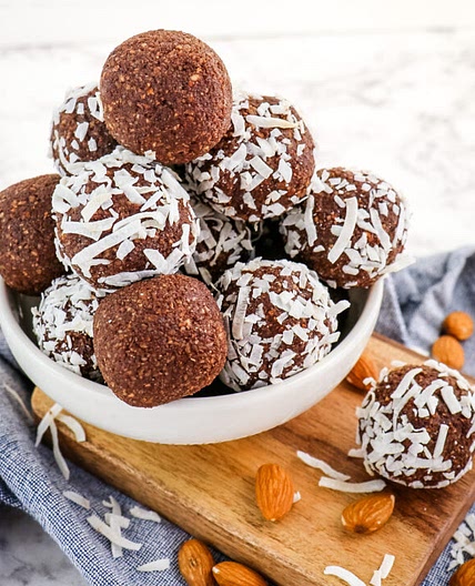Chocolate Coconut Date Balls