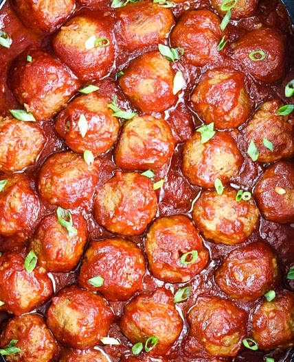 Cranberry Sauce Meatballs