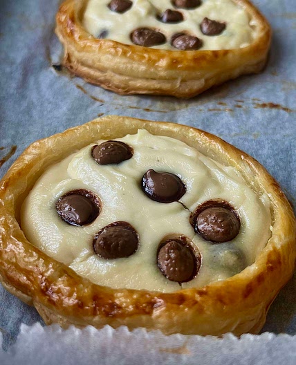 Chocolate Chip cream cheese puffs 