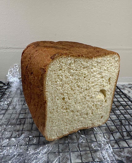 Low Carb Country White Bread (2 lb machine) not Keto 