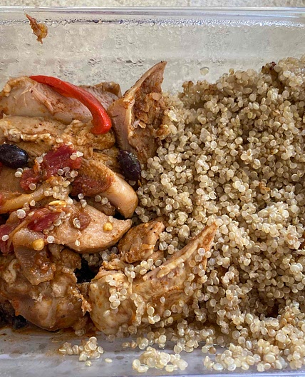 Chicken Fajita Lunch Prep