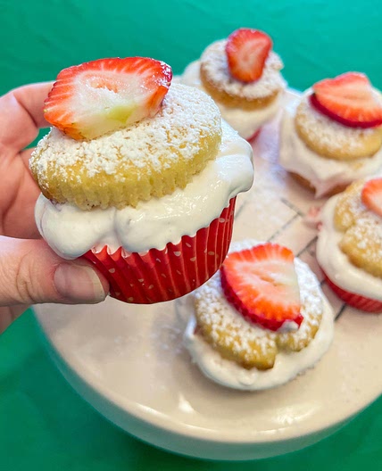 Strawberry Shortcake Cupcakes 
