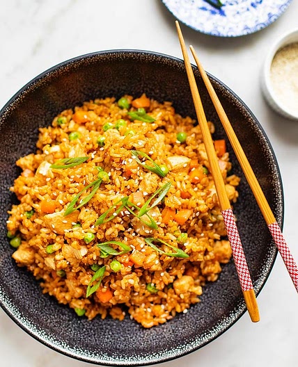 Skillet Chicken Fried Rice