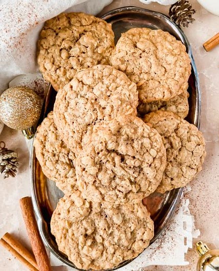 Snickerdoodle Oatmeal Cookies