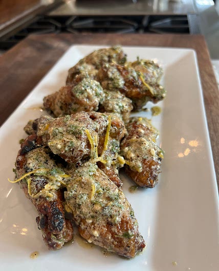 Grilled Greek Chicken Wings