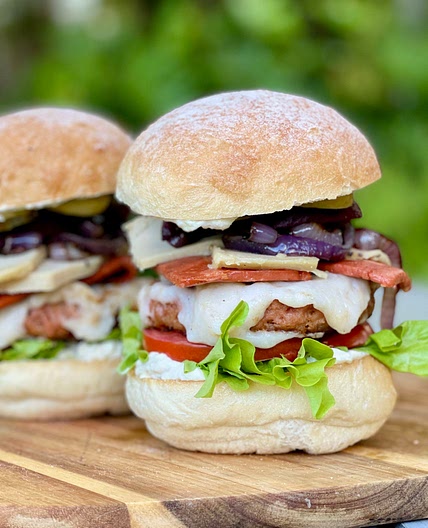 Triple Cheese Burger - Vegan 