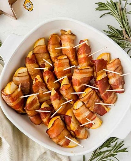 Bacon Wrapped Apples Recipe