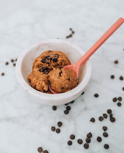 Single Serving Healthy Protein Powder Cookie Dough
