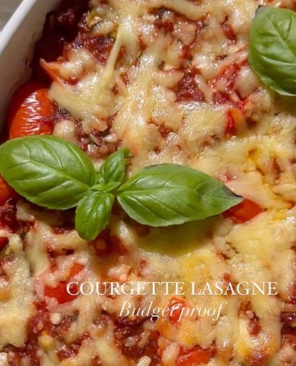 Courgette lasagne 