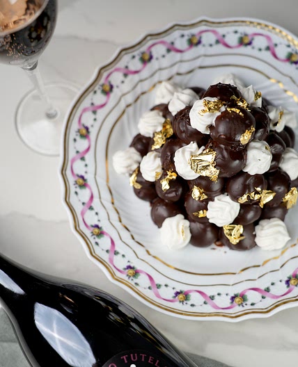 Chocolate Profiteroles