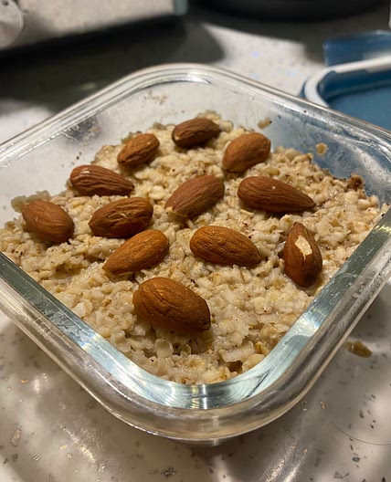 Oatmeal for breakfast 