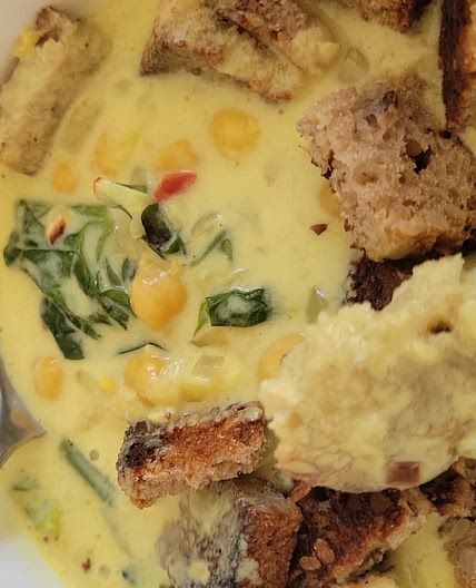 Spiced Chickpea Stew With Coconut and Turmeric