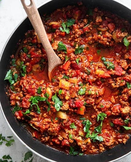 Beanless Turkey Chili