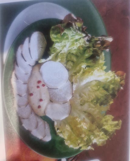 Salade blanche au radis noir