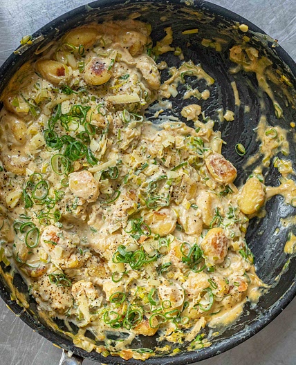 Crispy Cheese & Marmite Gnocchi