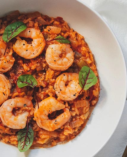One Pot Shrimp Jambalaya