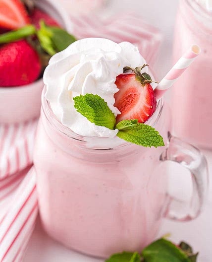 Strawberry milkshake