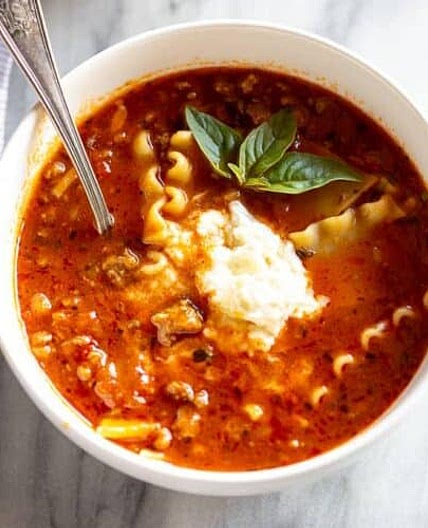 Lasagna Soup