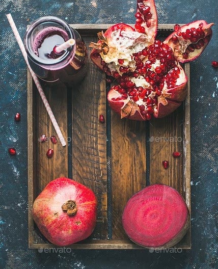 Pomegranate/beetroot juice