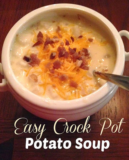 Easy Crockpot Potato Soup