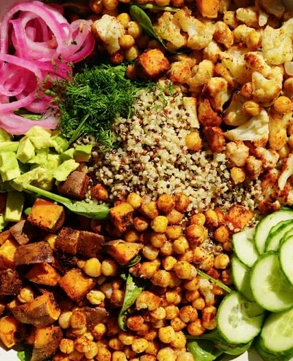 Cauliflower High Protein Salad 