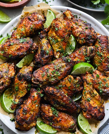 Easy Cilantro Lime Chicken Wings