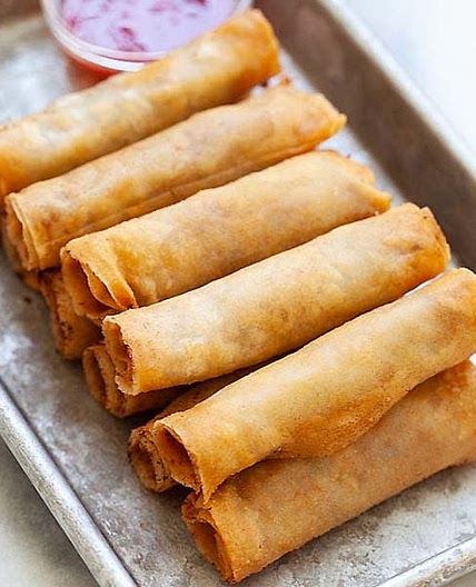 Vegan pork lumpia 
