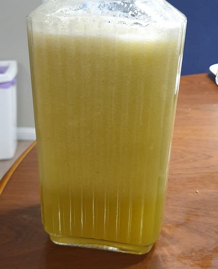 Melon and dragonfruit juice aka Charlie