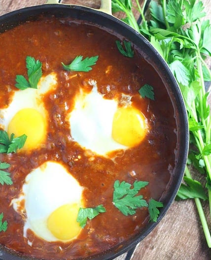 Chili with Eggs