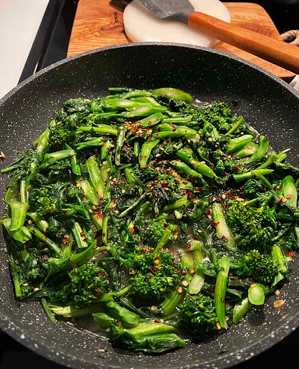HEALTHY SAUTÉED RAPINI