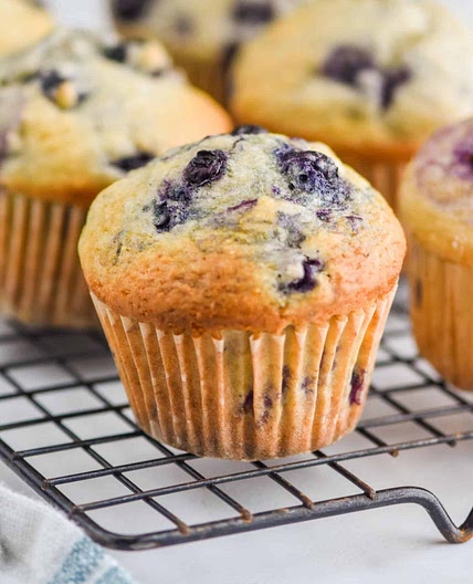 Healthy Blueberry Muffins