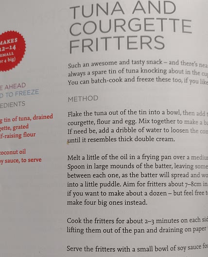Tuna & courgette fritta