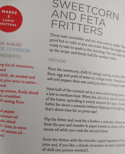 Sweetcorn & feta fritta