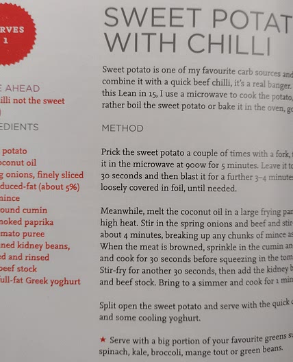 Sweet potato with chilli
