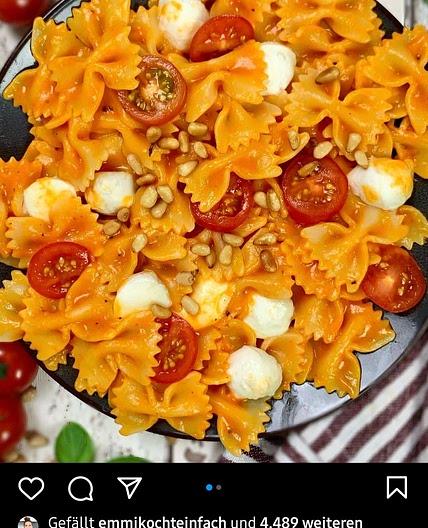 Tomate Mozzarella Pasta