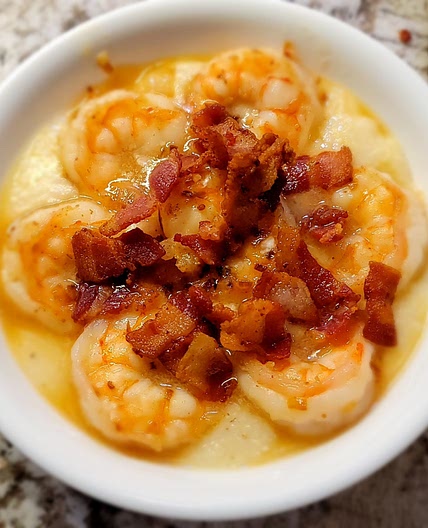 Shrimp & Grits with Bacon