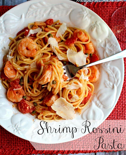Shrimp Rossini Pasta