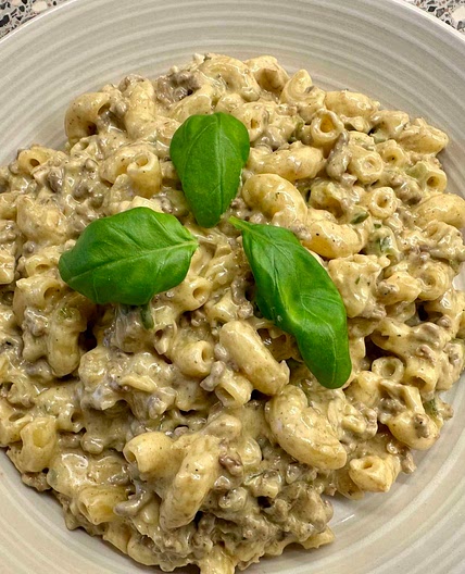 Philly Cheese Steak Pasta